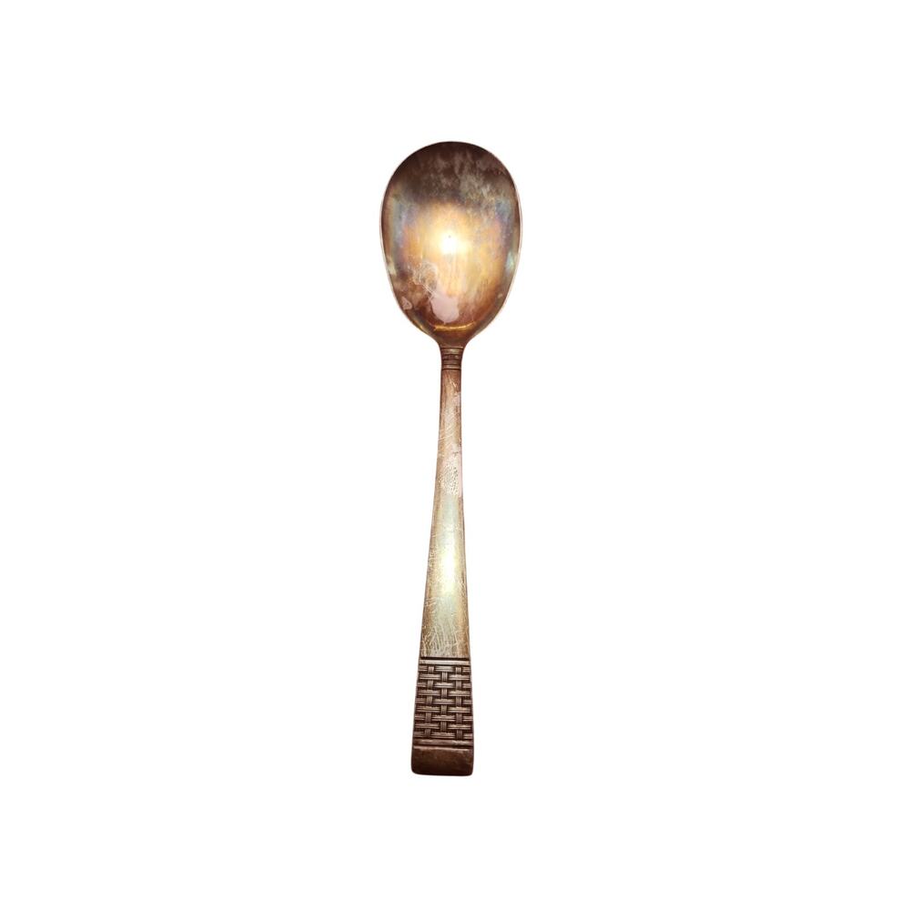 National Silver Co Calvalcade Sugar Spoon Silverplate 6" 1946 Vintage Art Deco